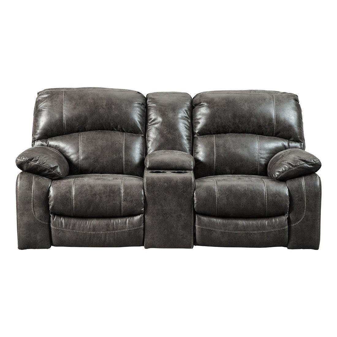 Dunwell Power Reclining Loveseat with Console Ash-5160118