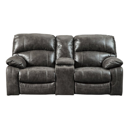 Dunwell Power Reclining Loveseat with Console Ash-5160118