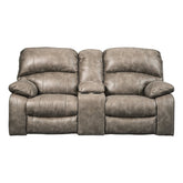 Dunwell Power Reclining Loveseat with Console Ash-5160218