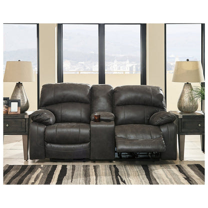 Dunwell Power Reclining Loveseat with Console