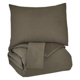 Eilena Comforter Set Ash-Q445013K