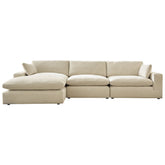 Elyza 3-Piece Sectional with Chaise Ash-10006S3