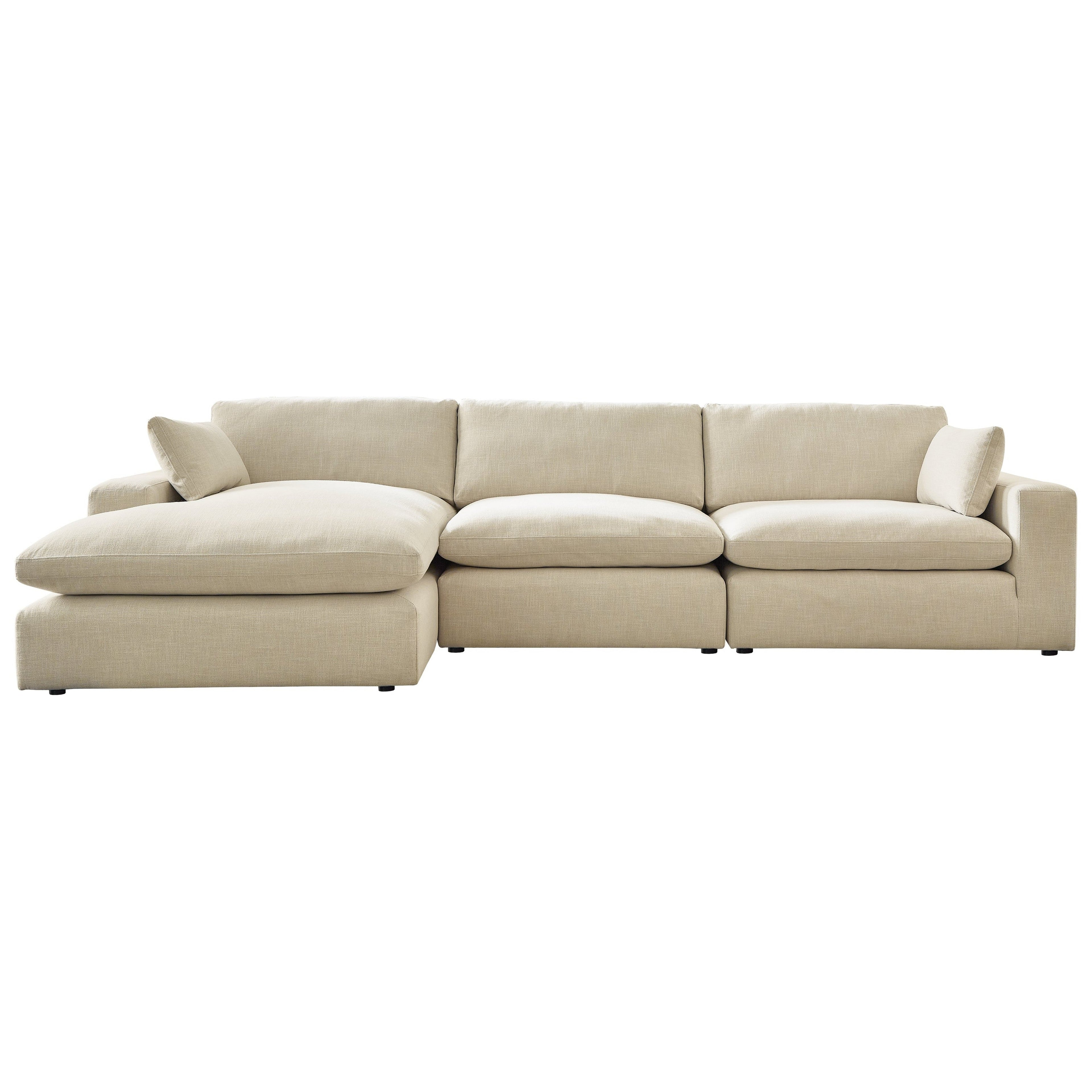 Elyza 3-Piece Sectional with Chaise Ash-10006S3