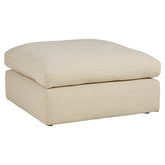 Elyza Oversized Accent Ottoman Ash-1000608