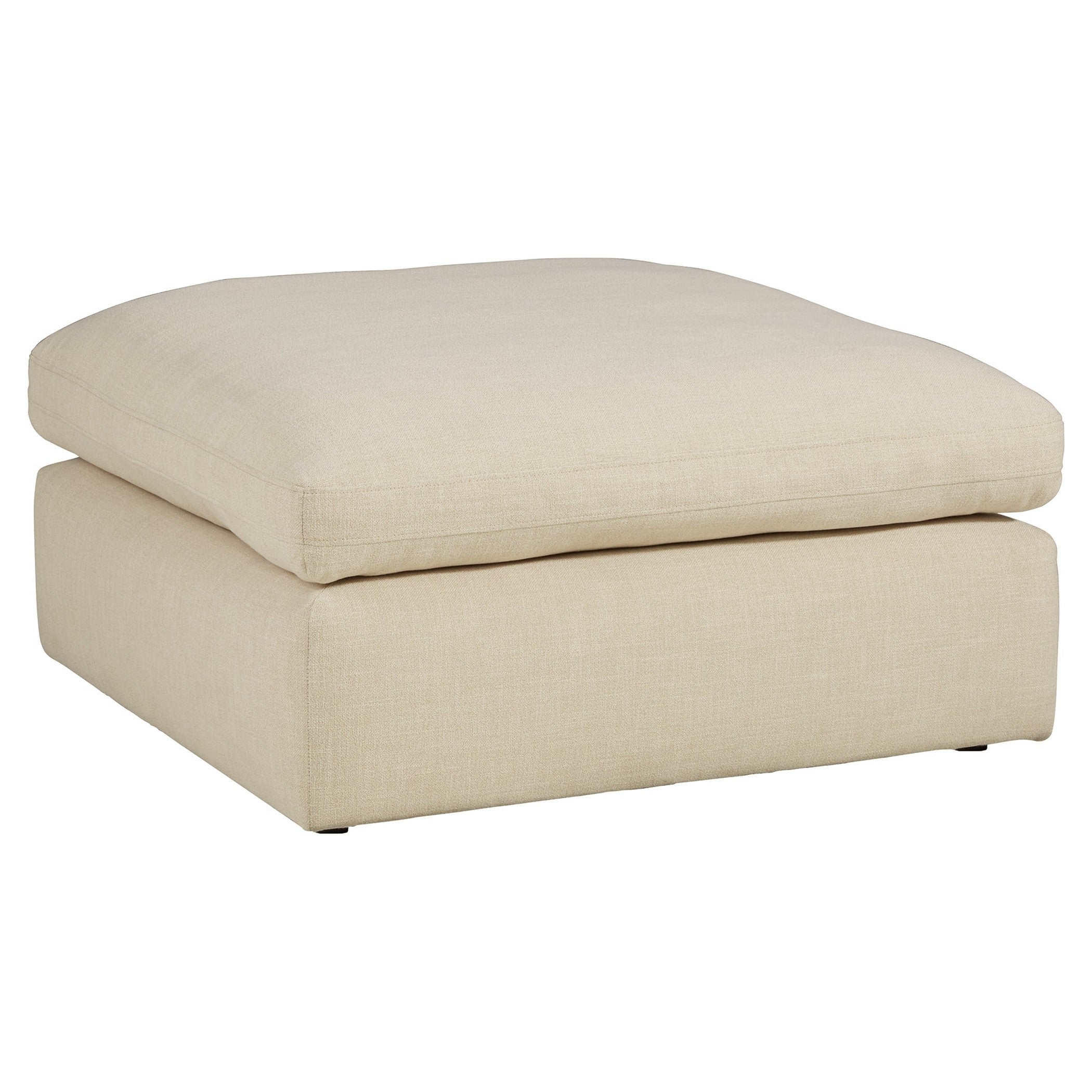 Elyza Oversized Accent Ottoman Ash-1000608