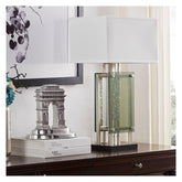 TBL LAMP, WATER DANCING LT,SLVR H10081