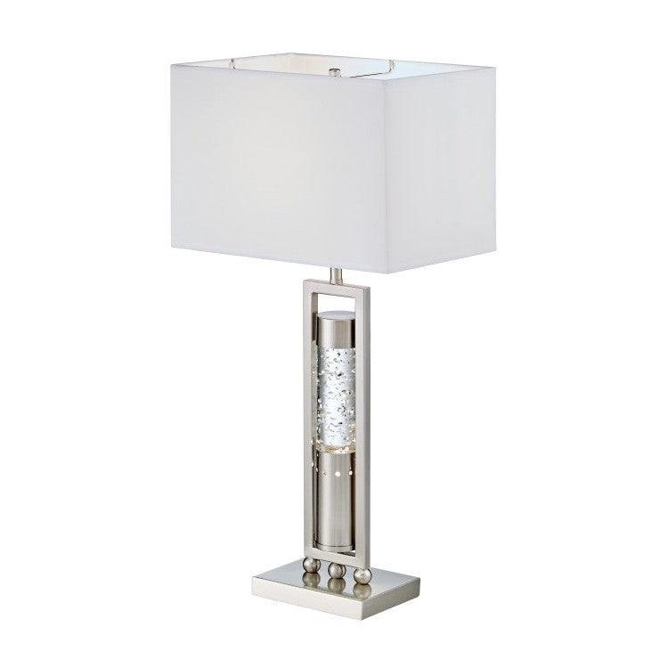 TBL LAMP,WATER DANCING LT,SATIN H10128