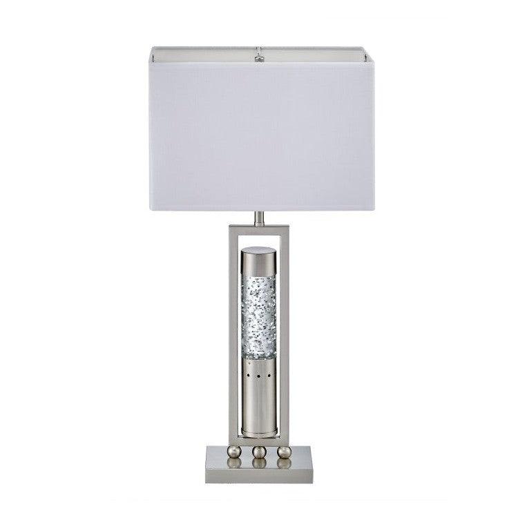 TBL LAMP,WATER DANCING LT,SATIN H10128