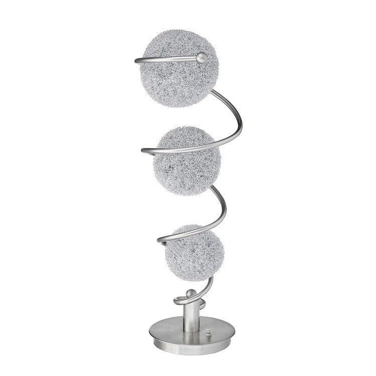 TBL LAMP, 3 WIRE-WRAPPED BALLS H11296