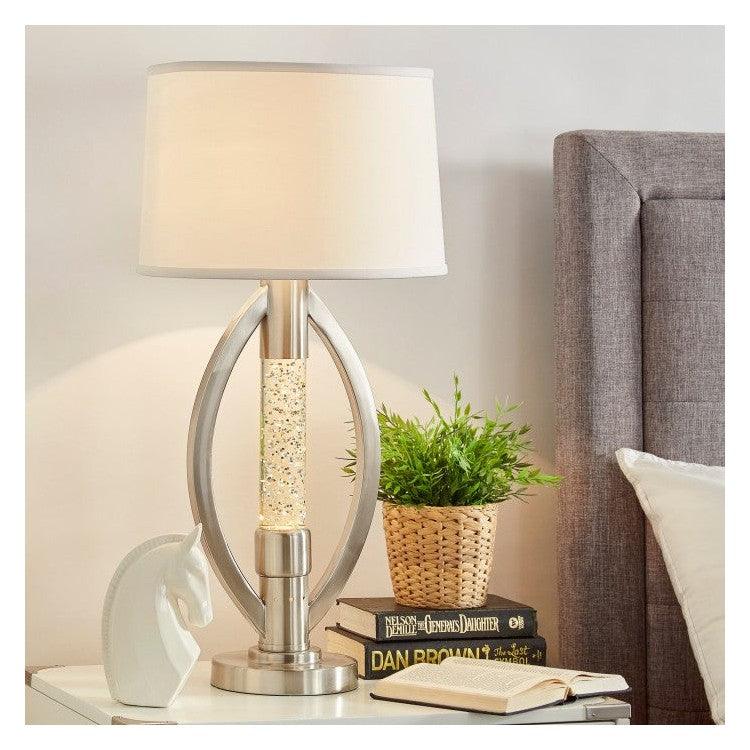 TBL LAMP,WATER DANCING LT,SATIN H11761