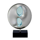 TBL LAMP, LED, BLK-SILVER POLY H19743