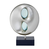 TBL LAMP, LED, BLK-SILVER POLY H19743