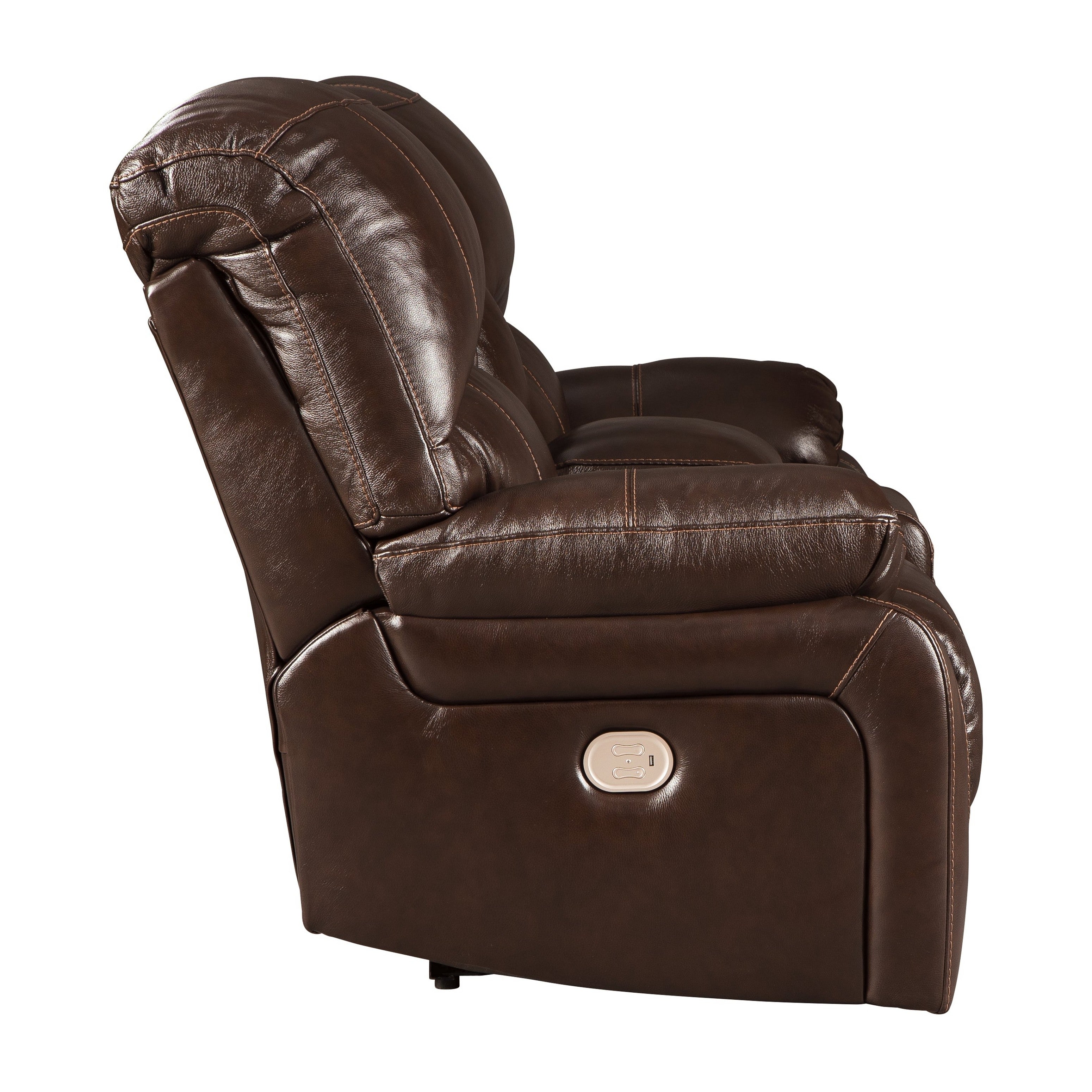 Hallstrung Power Reclining Loveseat with Console