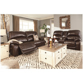 Hallstrung Power Reclining Loveseat with Console