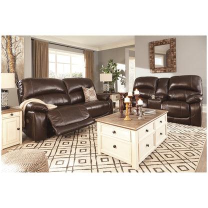 Hallstrung Power Reclining Loveseat with Console