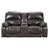 Hallstrung Power Reclining Loveseat with Console