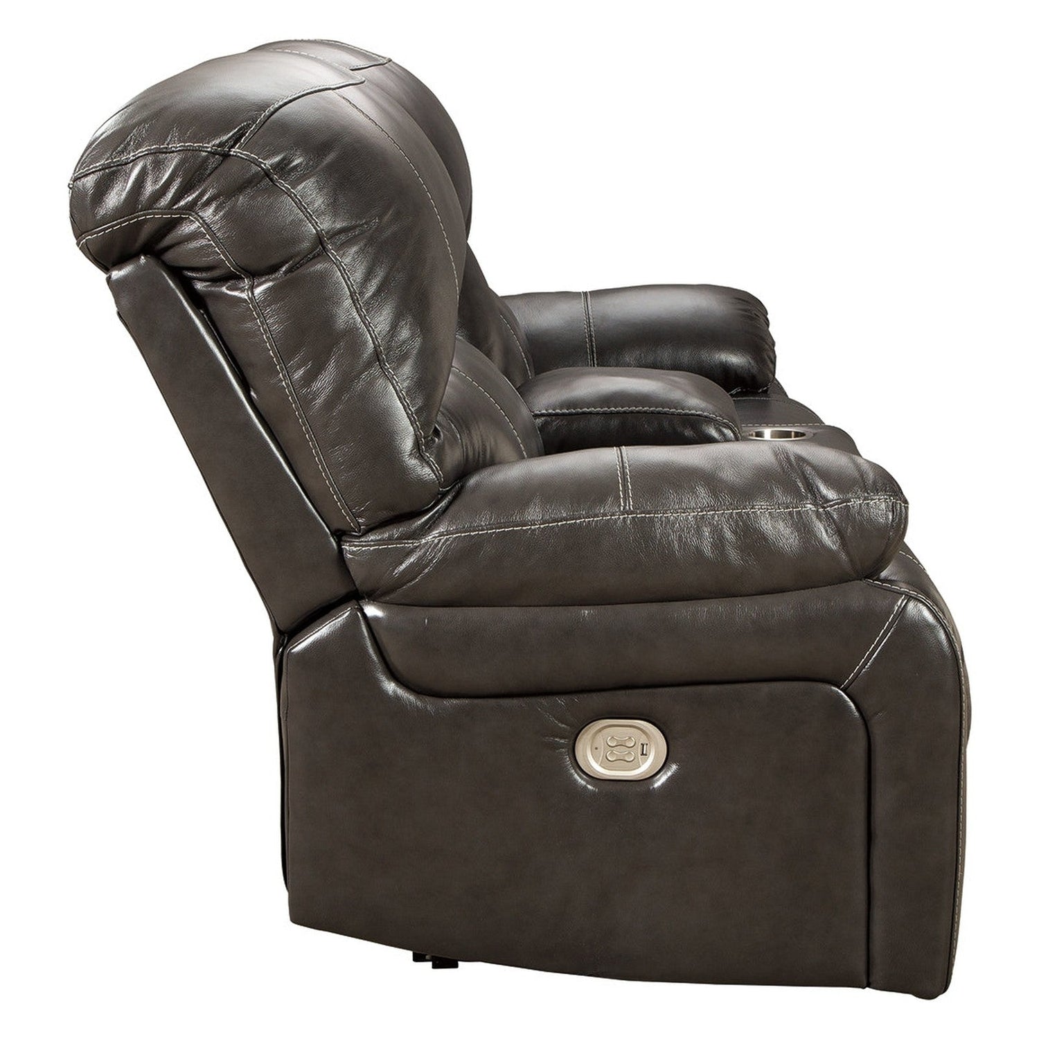 Hallstrung Power Reclining Loveseat with Console