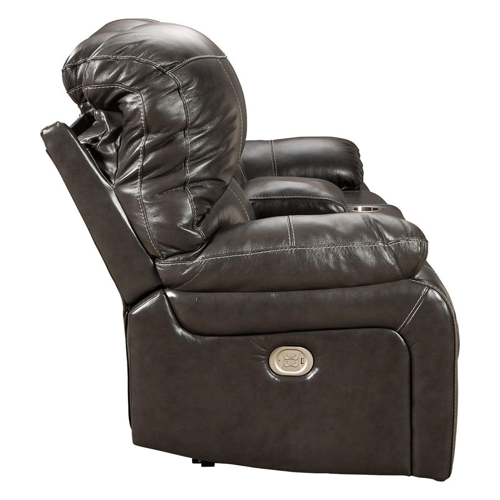 Hallstrung Power Reclining Loveseat with Console