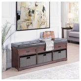 CABINET W/ CUSHION, DRAWERS, BASKETS HM7109-60