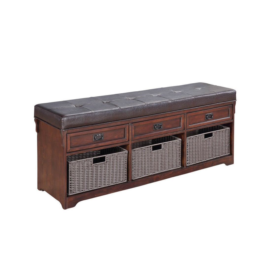CABINET W/ CUSHION, DRAWERS, BASKETS HM7109-60