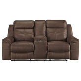 Jesolo Reclining Loveseat with Console Ash-8670494