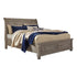 Lettner Sleigh Bed with 2 Storage Drawers Ash-B733B3