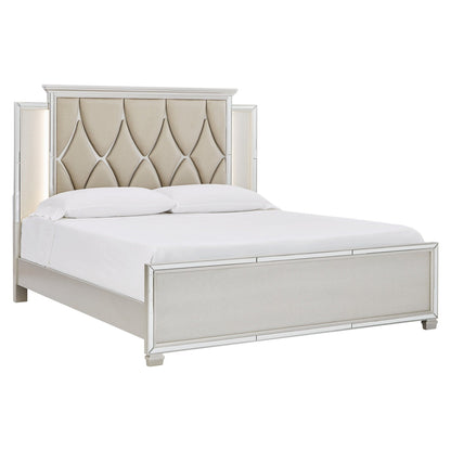 Lindenfield Panel Bed Ash-B758B4