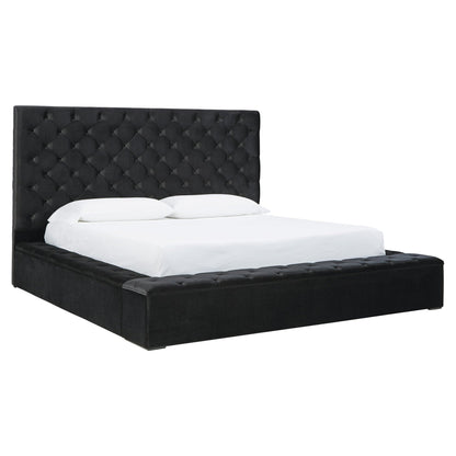 Lindenfield Upholstered Bed with Storage Ash-B758B12