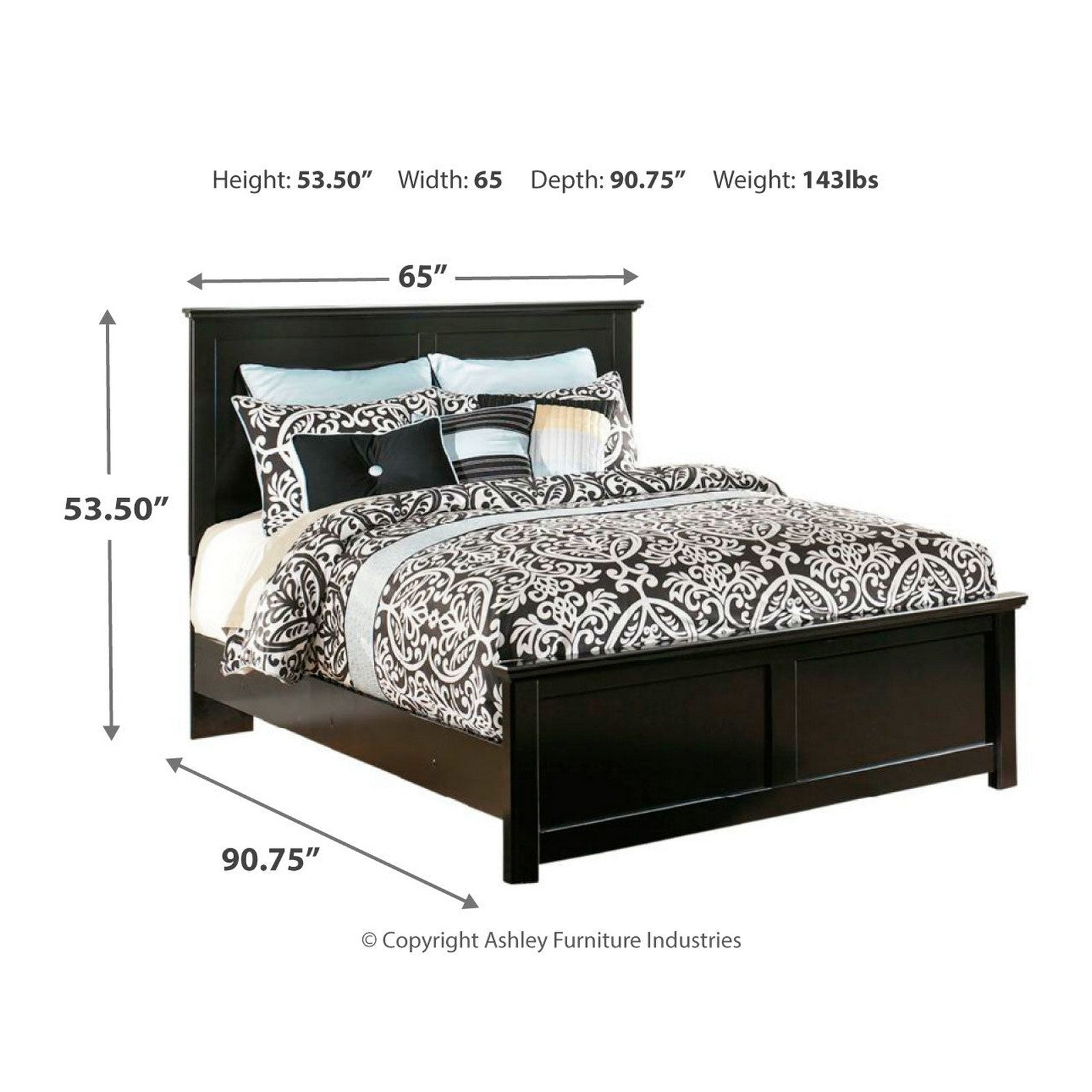 Maribel Panel Bed