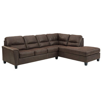 Navi 2-Piece Sectional with Chaise Ash-94003S2