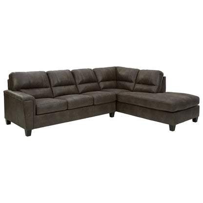 Navi 2-Piece Sleeper Sectional with Chaise Ash-94002S4