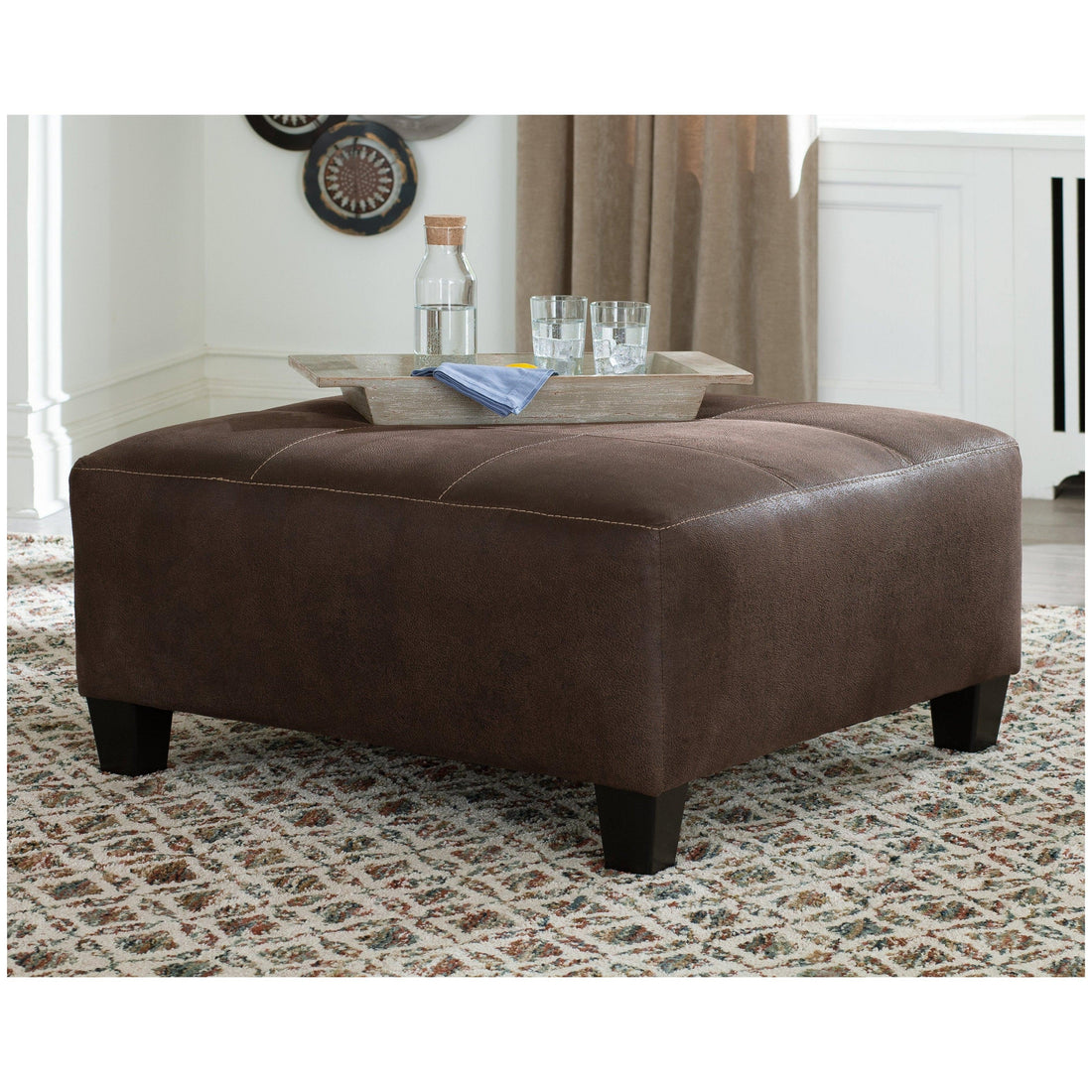 Navi Oversized Accent Ottoman