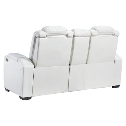 Party Time Power Reclining Loveseat with Console