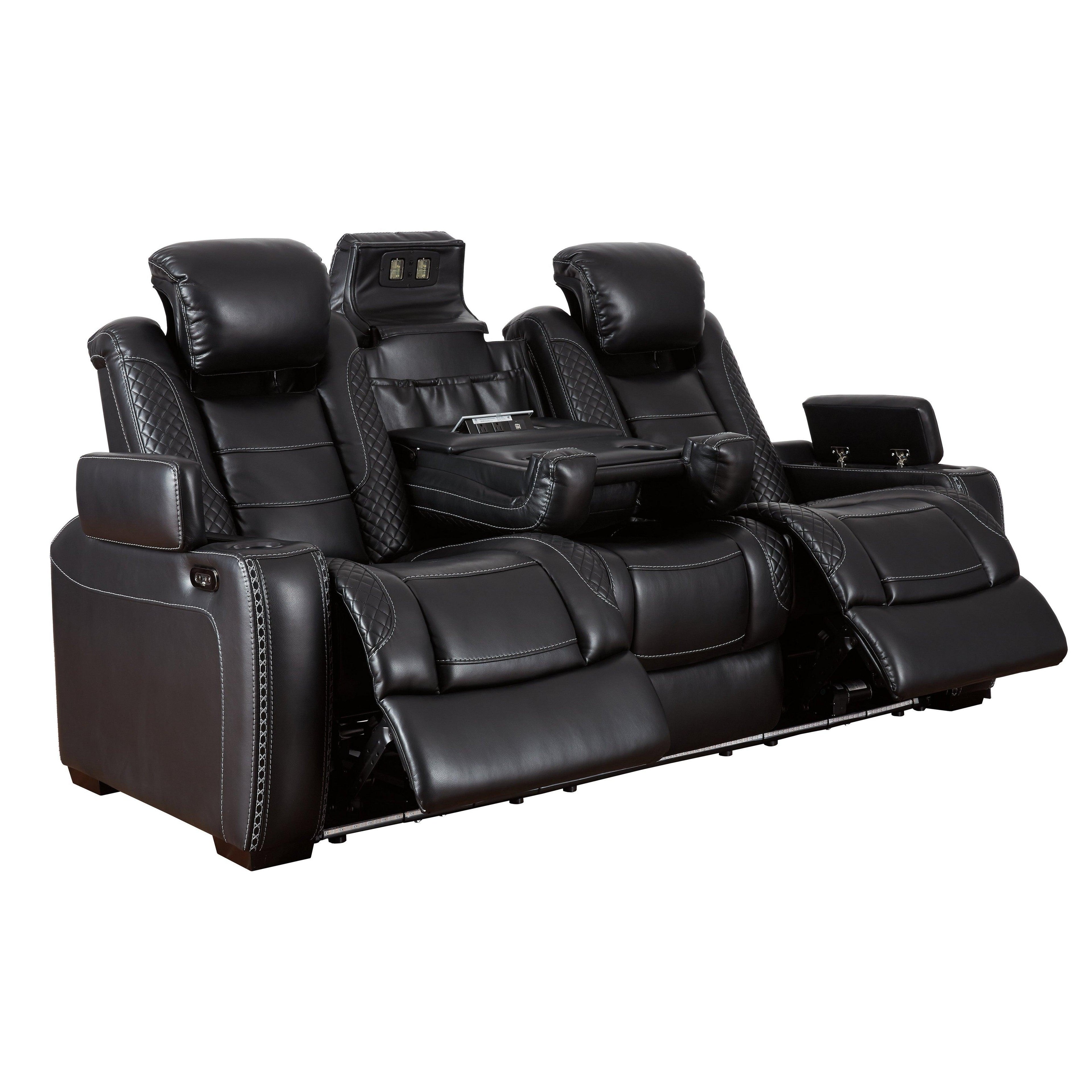 Party Time Power Reclining Sofa Ash-3700315
