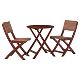 Safari Peak Outdoor Table and Chairs (Set of 3) Ash-P201-049