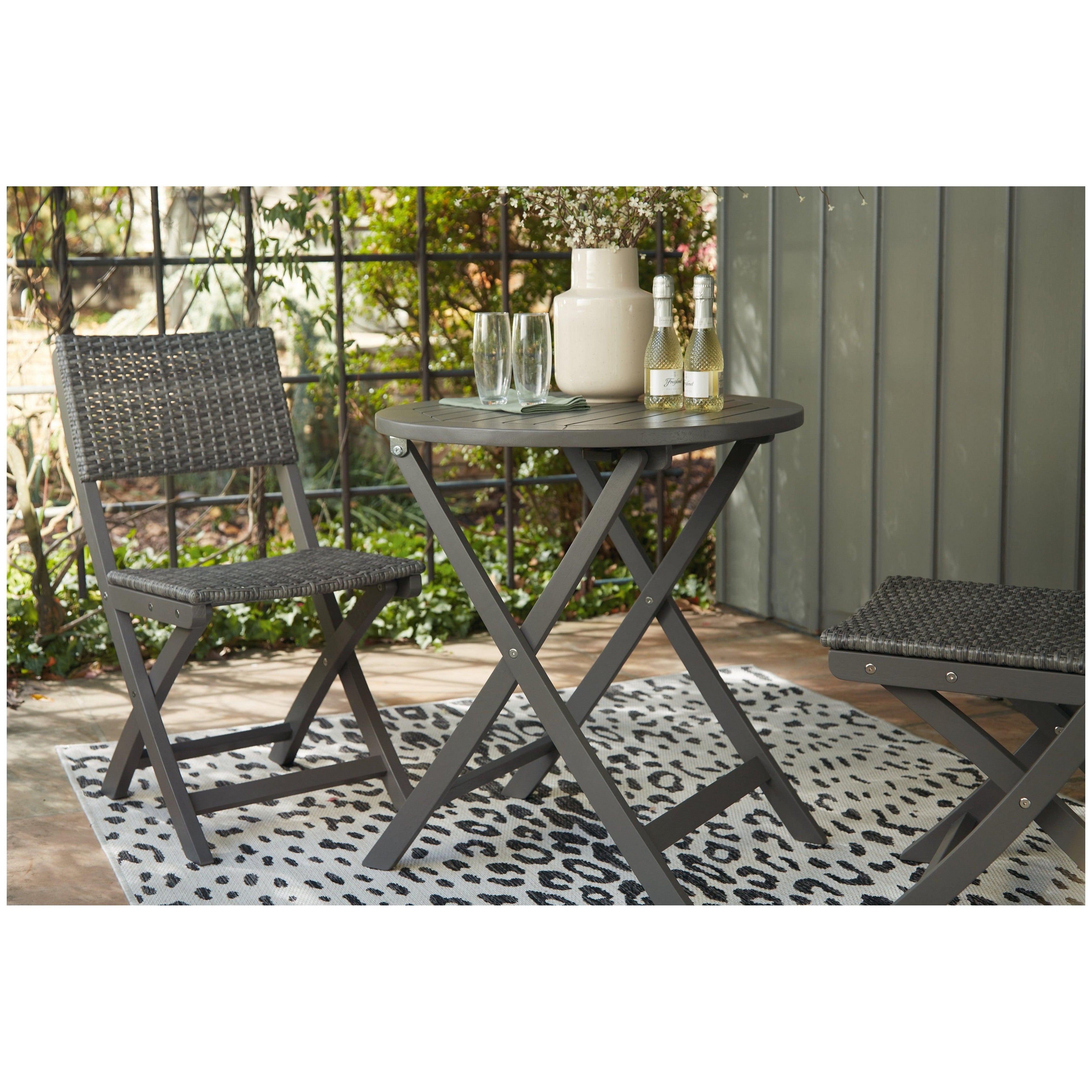 Safari Peak Outdoor Table and Chairs (Set of 3)