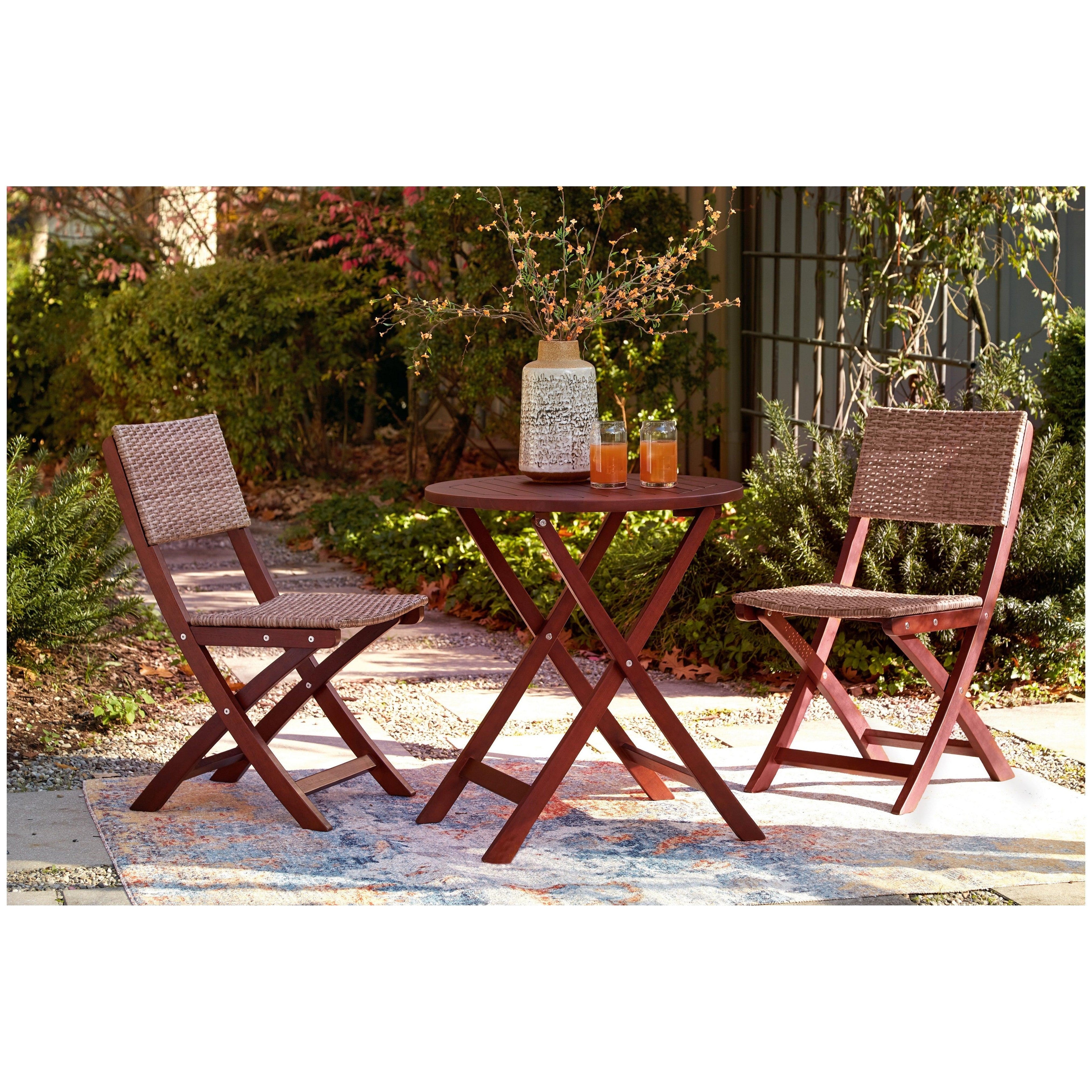 Safari Peak Outdoor Table and Chairs (Set of 3)