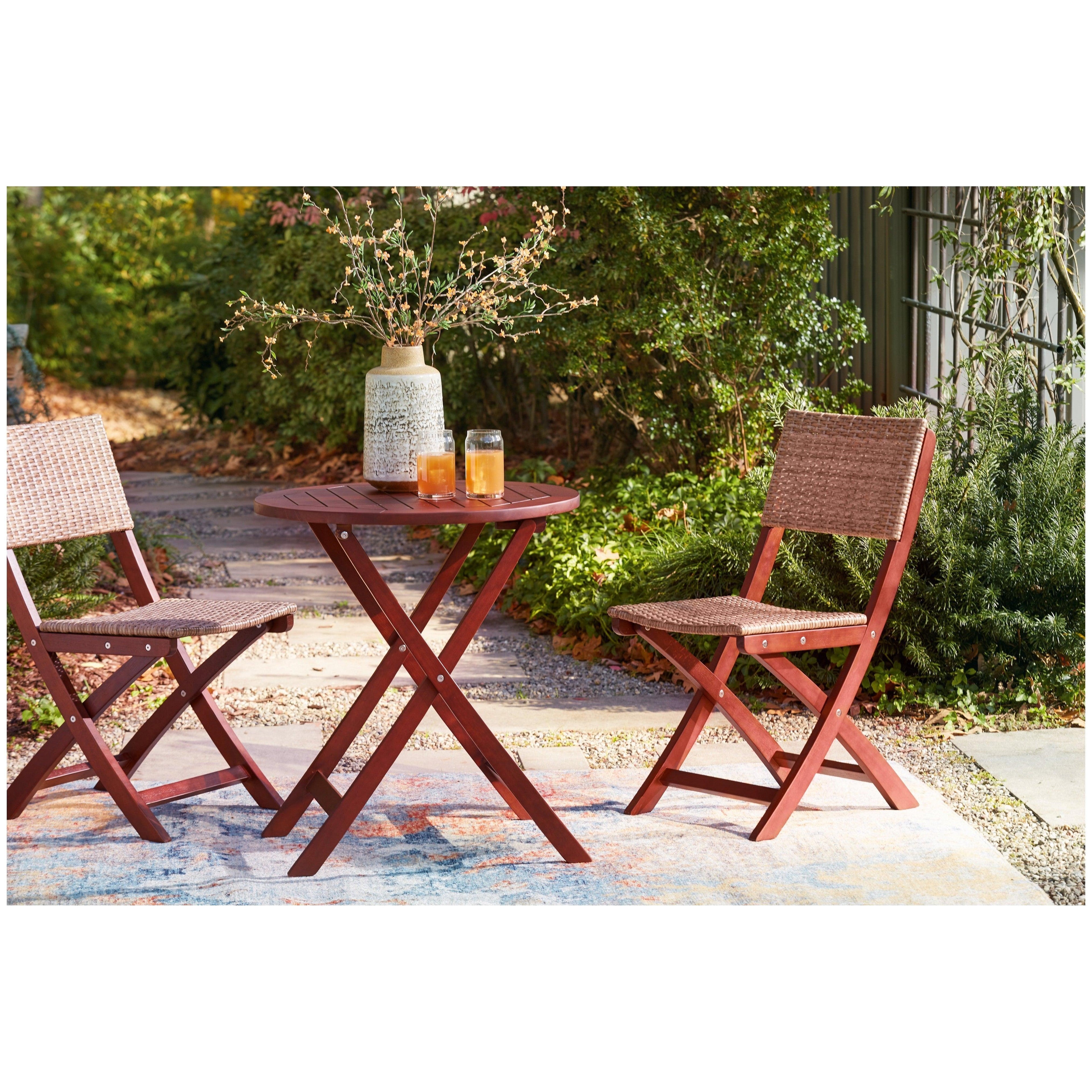 Safari Peak Outdoor Table and Chairs (Set of 3)