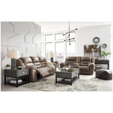 Stoneland Reclining Loveseat with Console