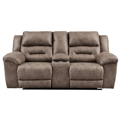 Stoneland Reclining Loveseat with Console