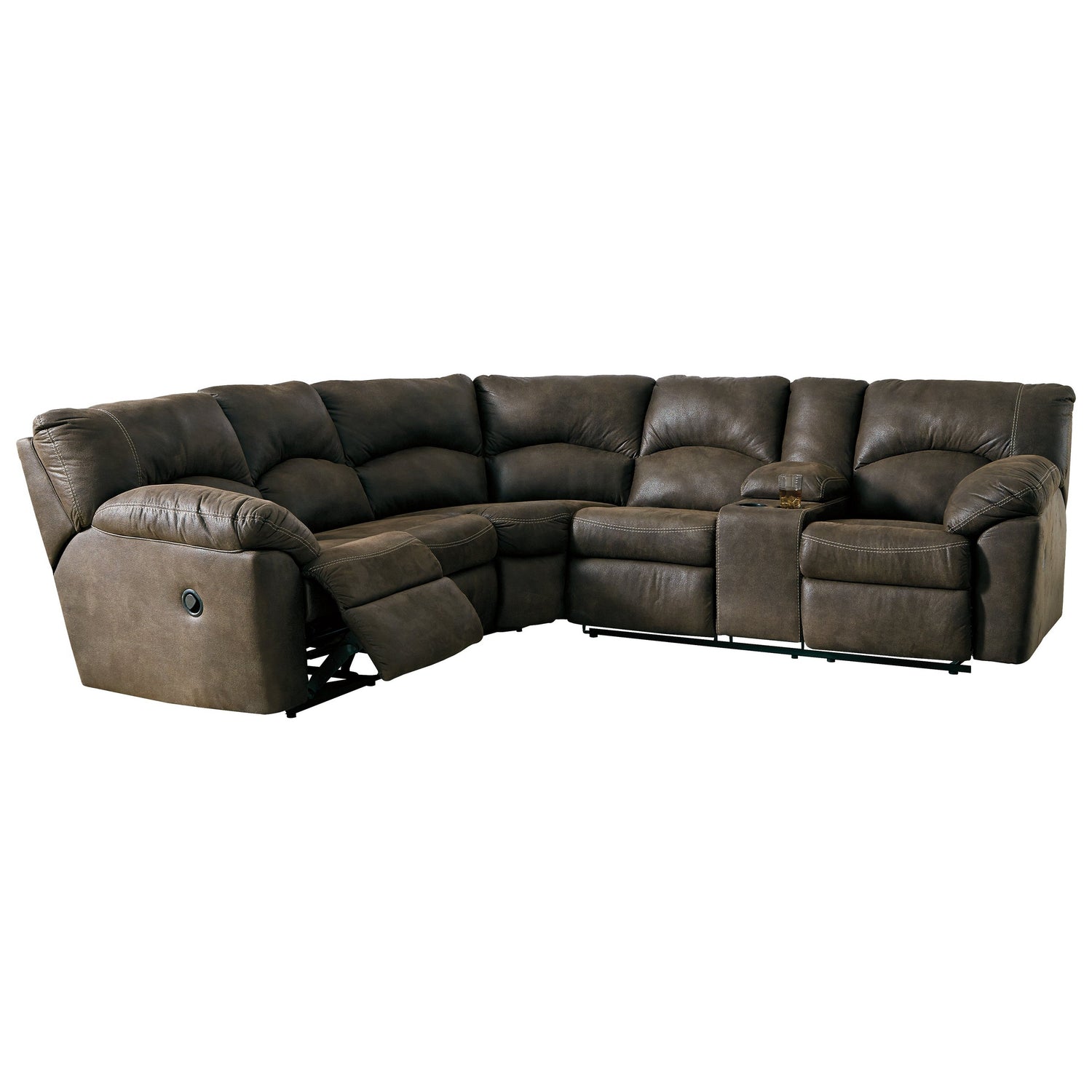 Tambo 2-Piece Reclining Sectional Ash-27802S1