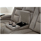 The Man-Den Power Reclining Loveseat with Console