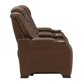 The Man-Den Power Reclining Loveseat with Console
