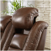 The Man-Den Power Reclining Loveseat with Console