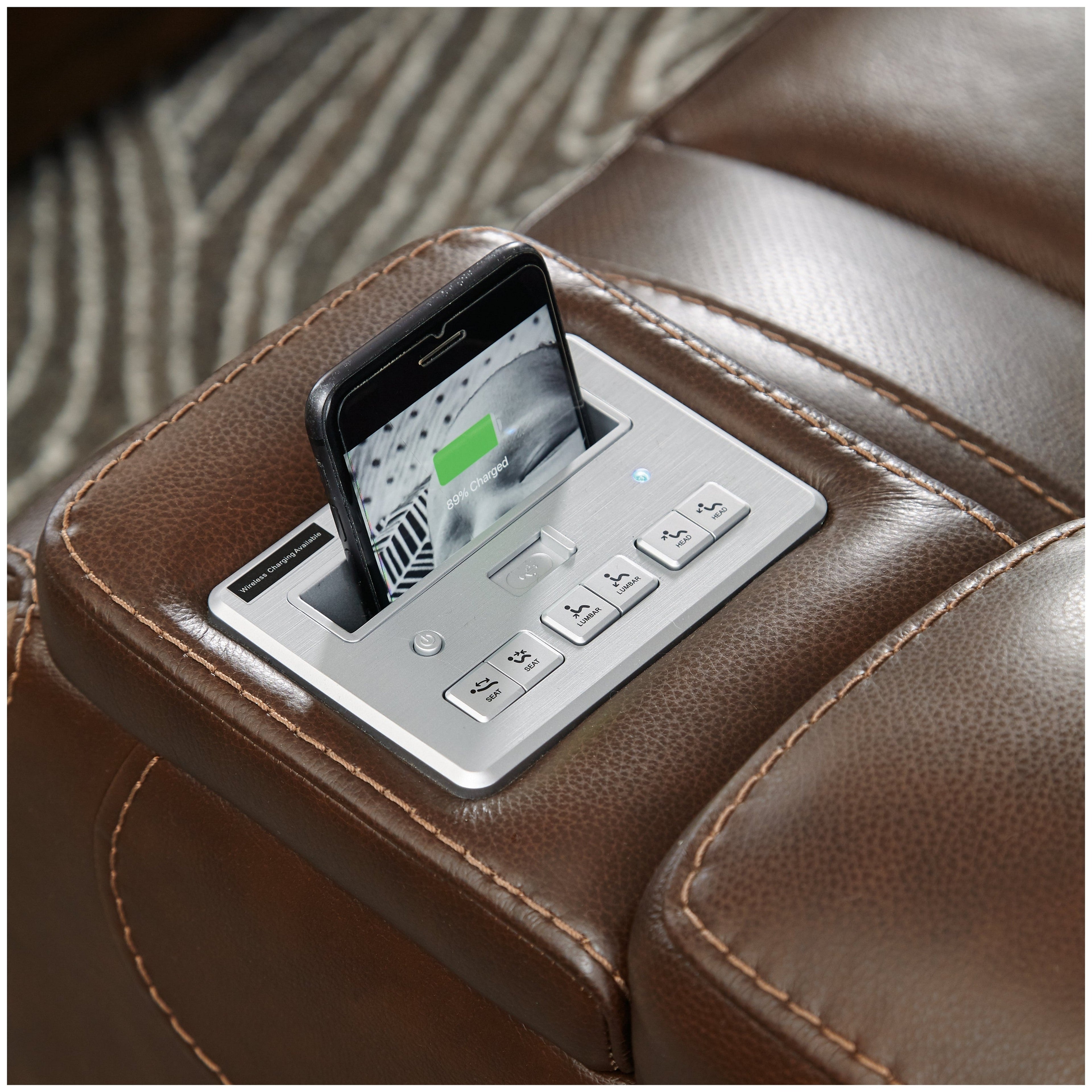 The Man-Den Power Reclining Loveseat with Console