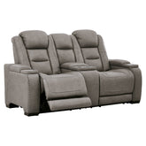 The Man-Den Power Reclining Loveseat with Console