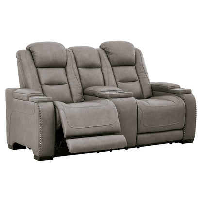 The Man-Den Power Reclining Loveseat with Console