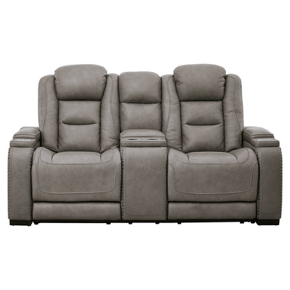 The Man-Den Power Reclining Loveseat with Console