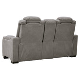 The Man-Den Power Reclining Loveseat with Console