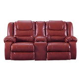 Vacherie Reclining Loveseat with Console Ash-7930694